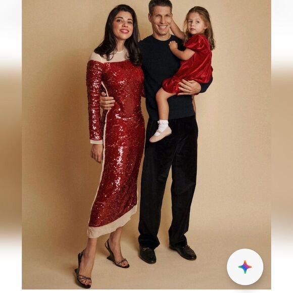 Zara Runs bigLimited EDITION- BLOGGER'S FAVE! SEQUIN CHIFFON DRESS ZW COLLECTION - Picture 5 of 16